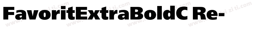 FavoritExtraBoldC Re字体转换